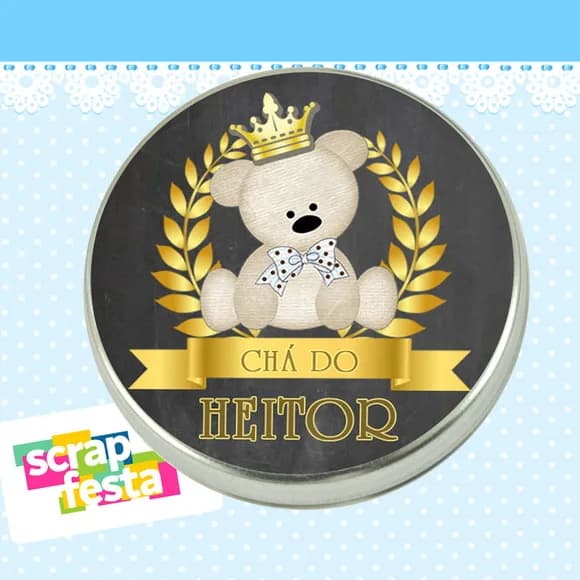 Lembrancinhas de Chá de Bebê Latinhas