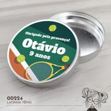 Latinha Adesivada Tênis - 00224