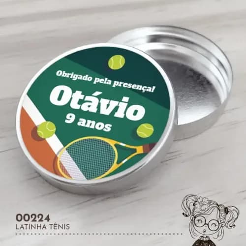 Latinha Adesivada Tênis - 00224