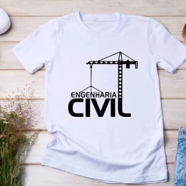 Camiseta Profissão Engenharia Civil