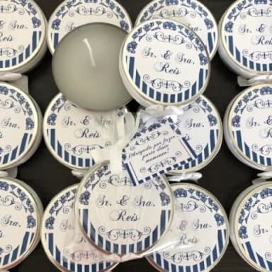 Lembrança para Casamento Vela Aromática