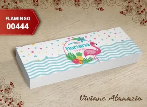 Rótulo Potinho Flamingo - 00444