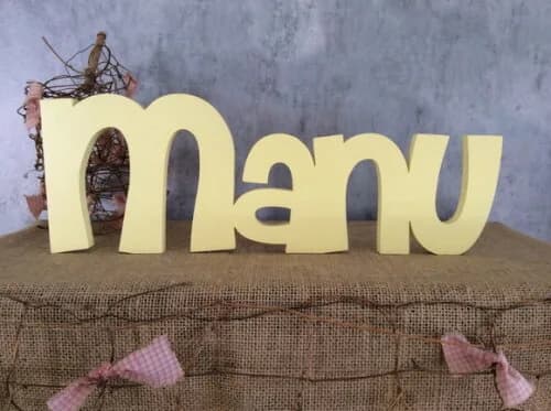 Letras Decorativas em MDF Linha CH
