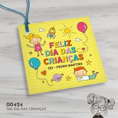 Tag Quadrada Dia das Crianças - 00424