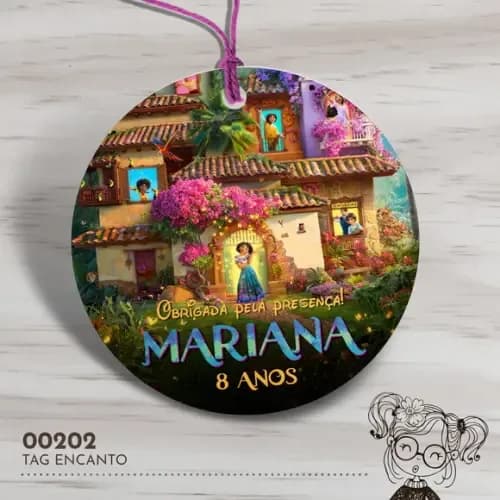 Tag Redonda Encanto - 00202