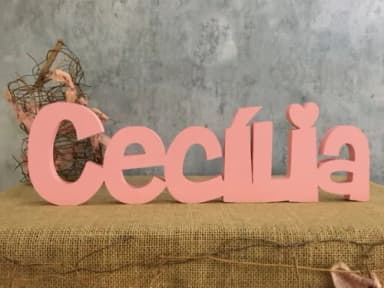 Letras de MDF -Nomes