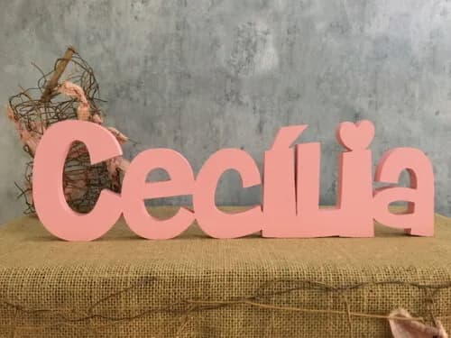Letras de MDF -Nomes