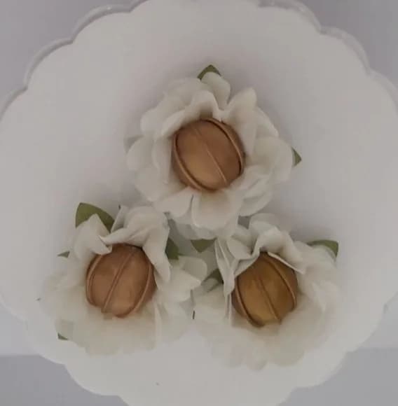 Forminhas Coração Apaixonado Off White