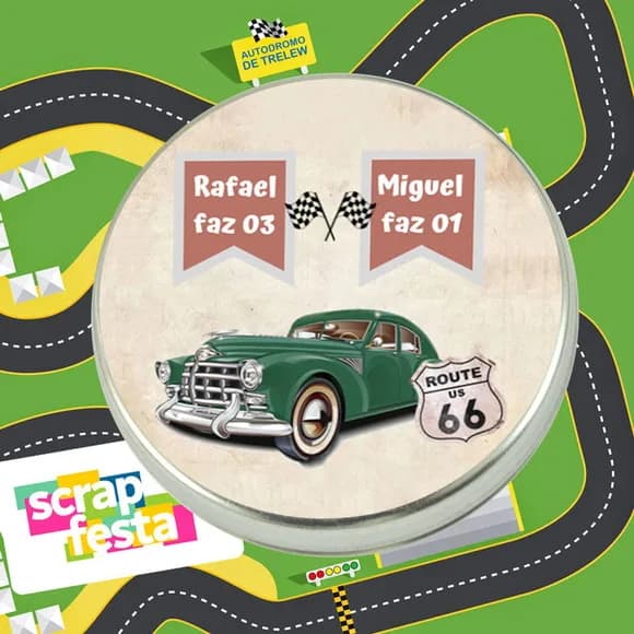 Latinhas Lembrancinhas Carros Antigos