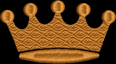 Matriz de Bordado Coroa