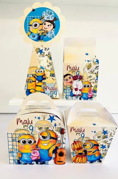 Kit 60 Lembrancinhas Minnions