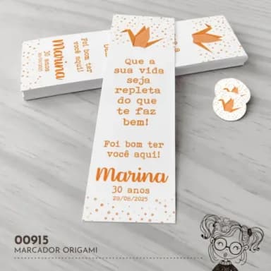 Marcador de Livro Origami - 00915