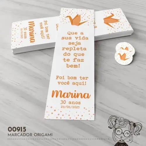 Marcador de Livro Origami - 00915