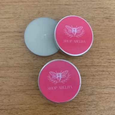 Brinde Empresarial Vela Aromática com Logo