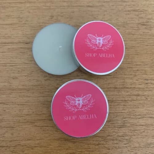 Brinde Empresarial Vela Aromática com Logo