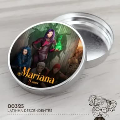 Latinha Adesivada Descendentes - 00325