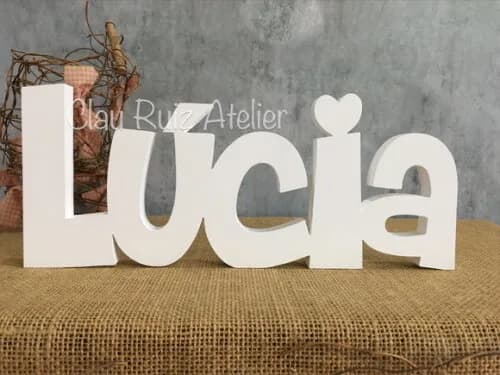 Letras de MDF -Nomes Linha CH