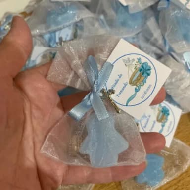 Lembrancinha Batizado Sabonete Anjinho Azul