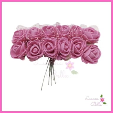 Buque de Flor Rosa em EVA - Pct c/ 2 Buques
