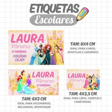 60 Etiquetas Personalizadas