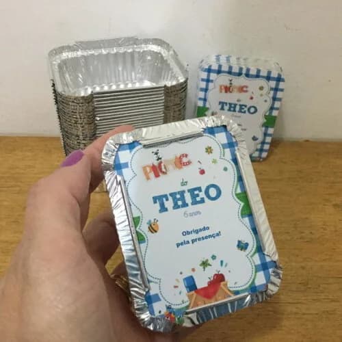 Mini Marmitinha Personalizada Picnic