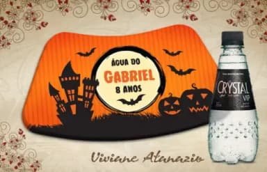 Rótulo Crystal Vip Halloween - 00341