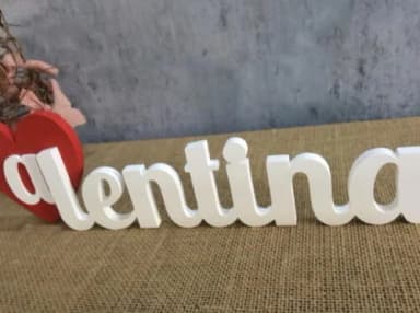 Letras Decorativas - Nomes - Coração