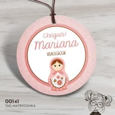Tag Redonda Matryoshka - 00141