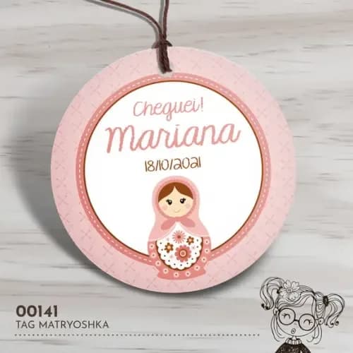 Tag Redonda Matryoshka - 00141