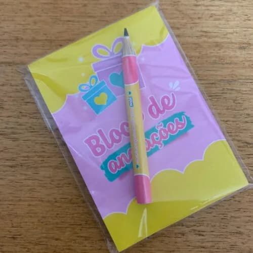 Brinde Bloco c/ Lápis