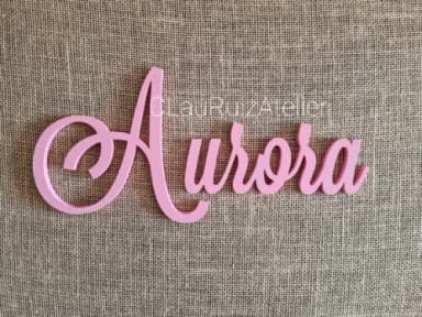 Nome De Parede em MDF