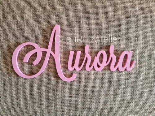 Nome De Parede em MDF
