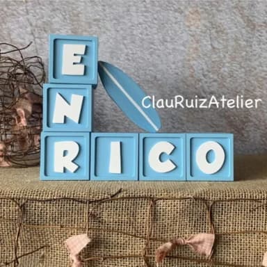 Cubos 6x6cm + Prancha De Surf