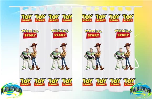 Cortina Personalizada Toy Story