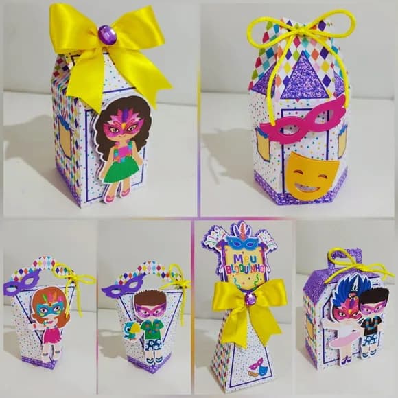 Kit 60 Lembrancinhas Carnaval