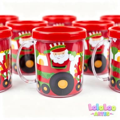 Caneca Natalina Papai Noel | Lembrancinha Presente de Natal