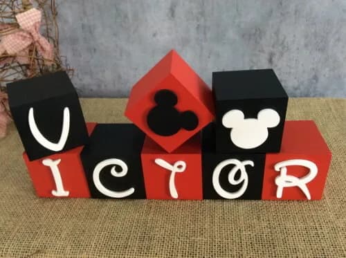 Cubos Decorativos DISNEY 6x6cm