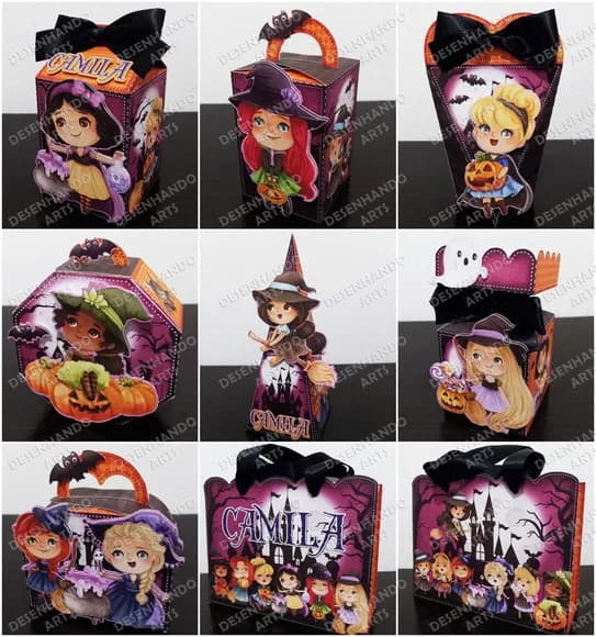 Kit 30 Lembrancinhas Halloween