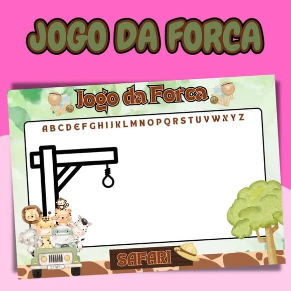 Jogo da Forca Personalizado