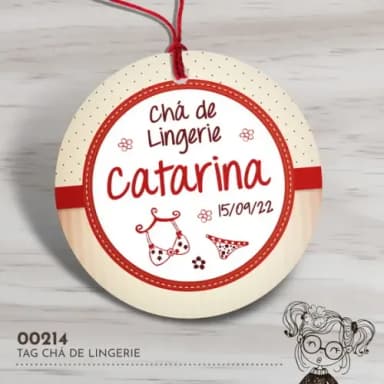 Tag Redonda Chá de Lingerie - 00214