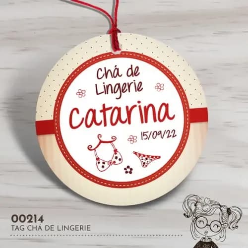 Tag Redonda Chá de Lingerie - 00214