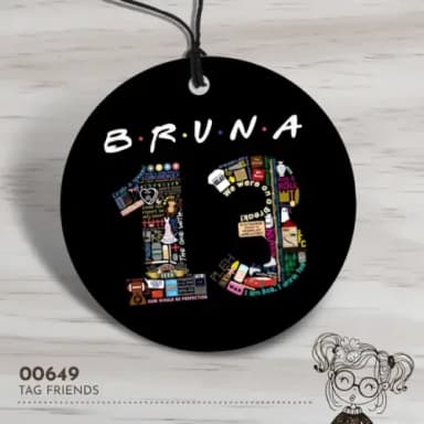 Tag Redonda Friends - 00649