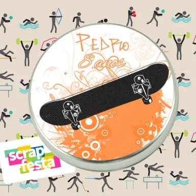 Latinhas Personalizadas Festa Skate