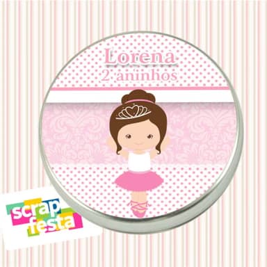 Latinhas Personalizadas Festa Bailarina