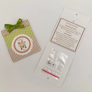Lembrancinha Maternidade Sachê Sementinha Safari