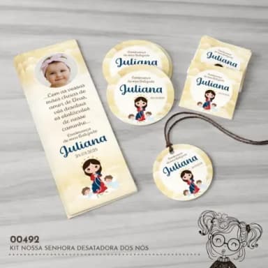 Kit Nossa Senhora Desatadora dos Nós - 00492
