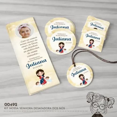 Kit Nossa Senhora Desatadora dos Nós - 00492