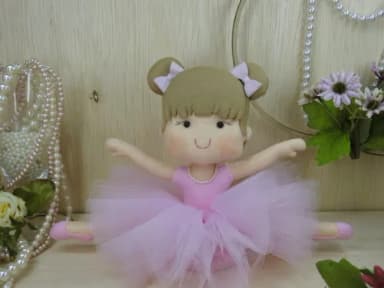 Bailarina em feltro