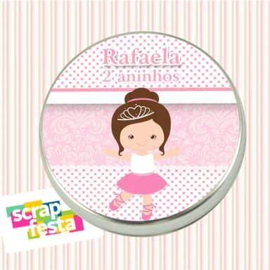 Latinhas Personalizadas Festa Bailarina