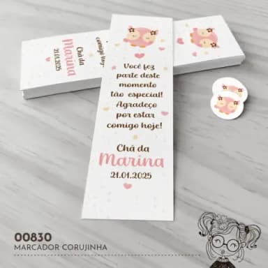 Marcador de Livro Corujinha - 00830